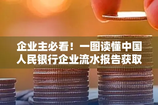 企业主必看！一图读懂中国人民银行企业流水报告获取全流程