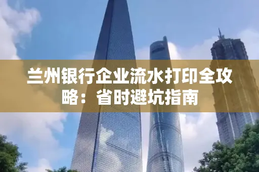 兰州银行企业流水打印全攻略：省时避坑指南