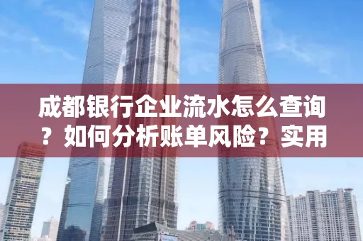 成都银行企业流水怎么查询？如何分析账单风险？实用指南