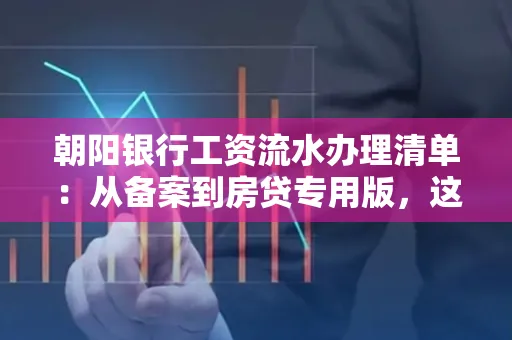 朝阳银行工资流水办理清单：从备案到房贷专用版，这些红线千万别碰！