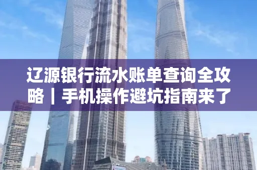 辽源银行流水账单查询全攻略｜手机操作避坑指南来了！